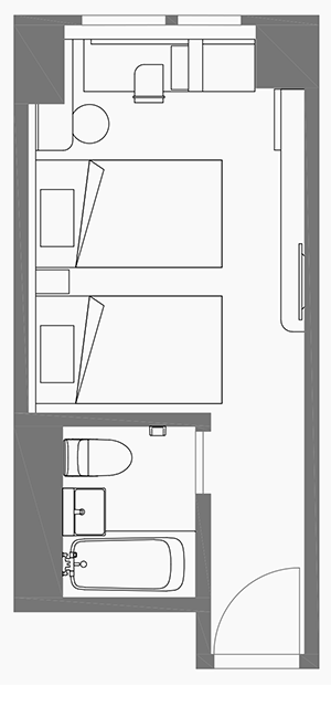 Layout:Standard Twin