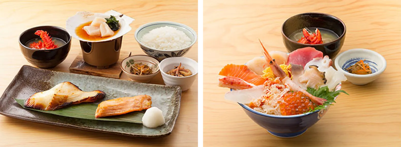 ホテル朝食券で、ホテル外店舗の「新鮮な海の幸」をお楽しみ頂けます。