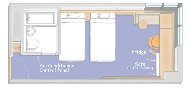 Layout：Moderate Corner Twin