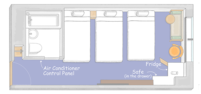 Layout：Superior Twin (3 bed)