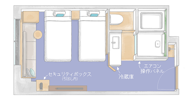 レイアウト：コンフォートツイン